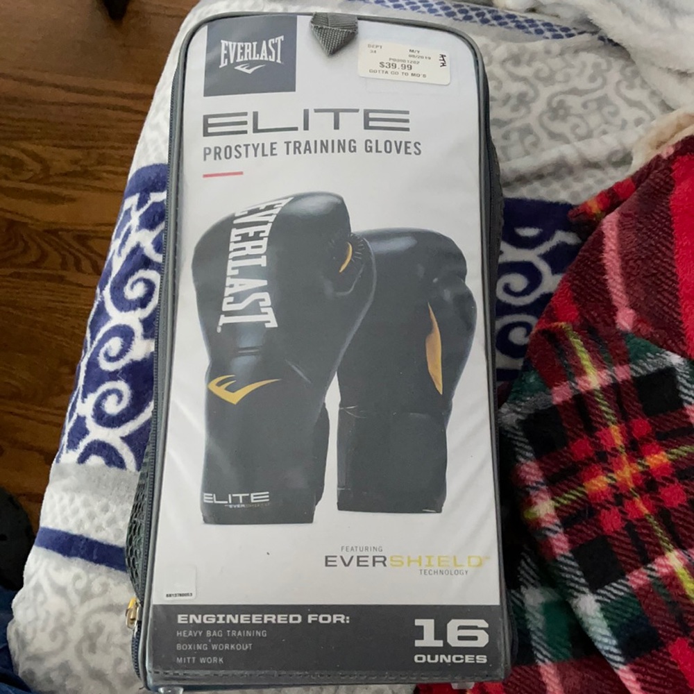Everlast elite prostyle training gloves